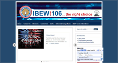 Desktop Screenshot of ibew106.org